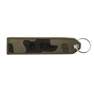 Brelok grupa krwi B Rh- - wz.93 Pantera PL Woodland
