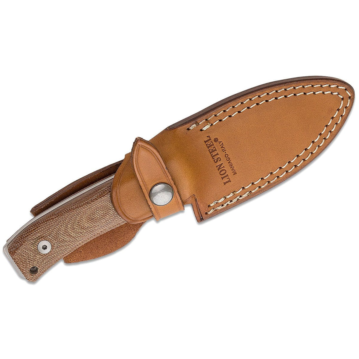 Nóż LionSteel M4 Natural Canvas Satin Blade