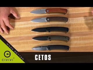 Nóż składany Civivi Cetos Micarta with Stainless Steel Handle - Brown/Grey