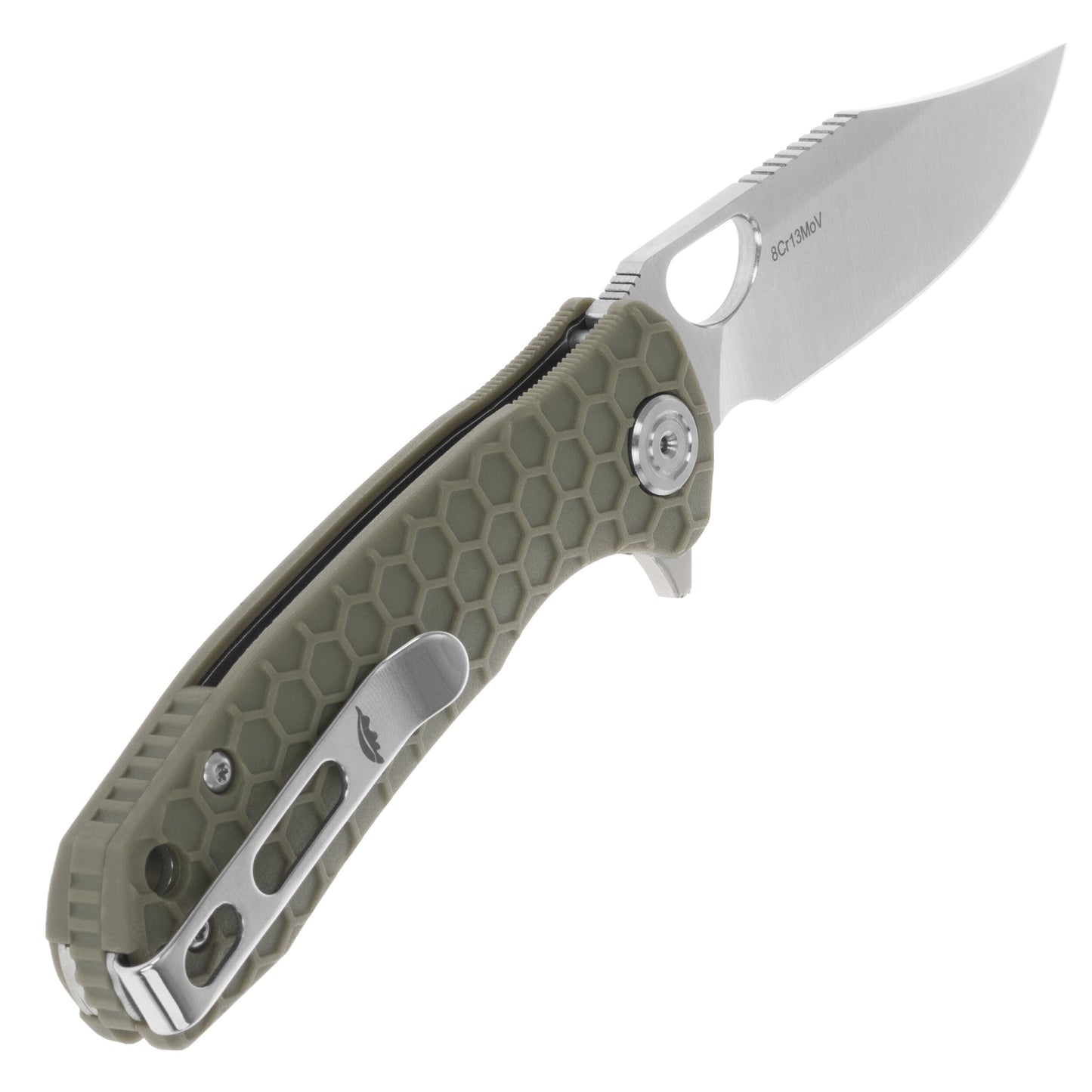 Nóż składany Honey Badger Clip-Point Small 8Cr13MoV - Green