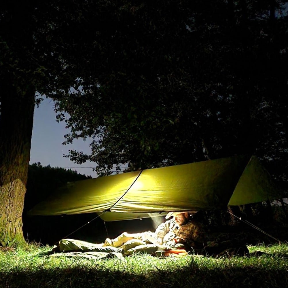 Płachta biwakowa Bushmen Easy Tarp 2 x 3 m - Green