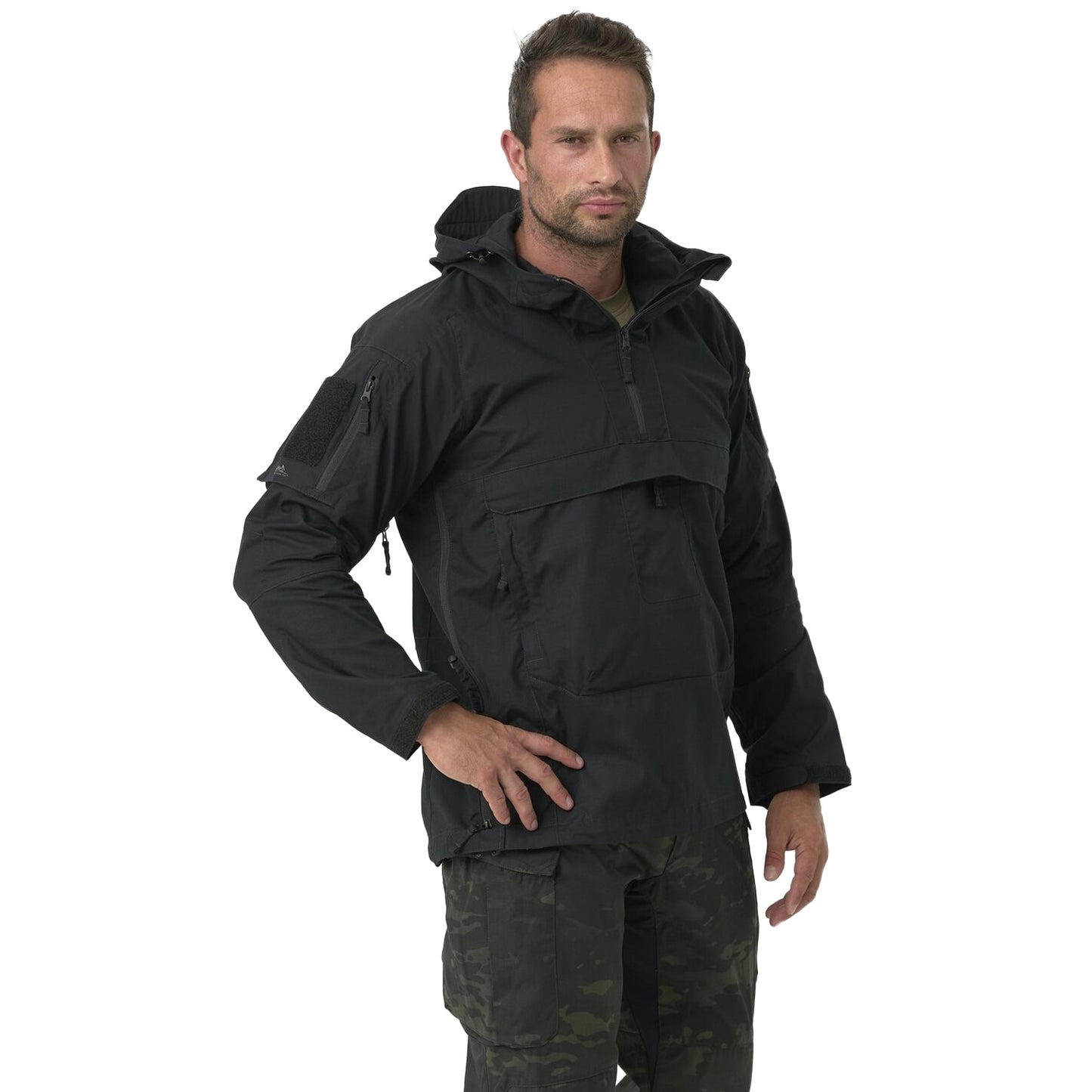 Kurtka Helikon Anorak Tracer PolyCotton Stretch Rip-Stop - Black