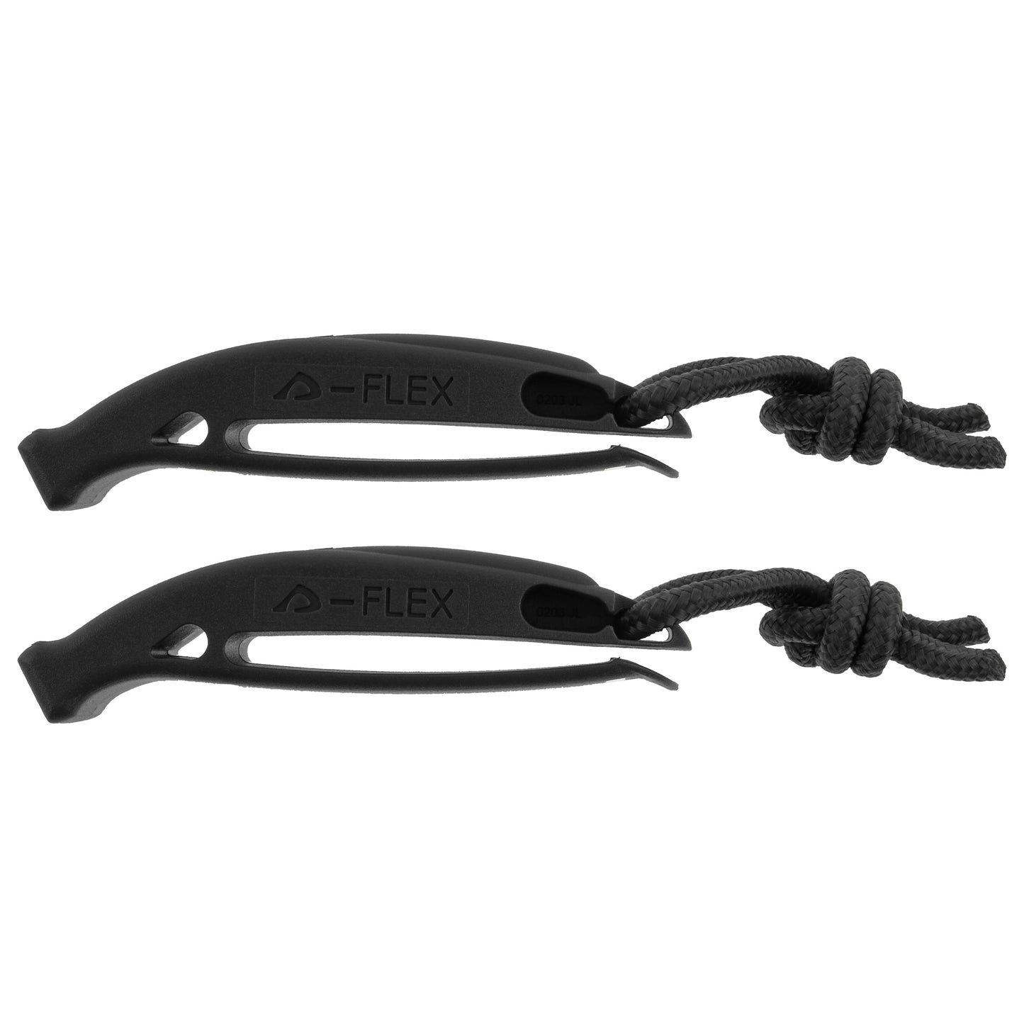 Gwizdek alarmowy Mil-Tec Signaling Whistle Tactical MOLLE Black - 2 szt.