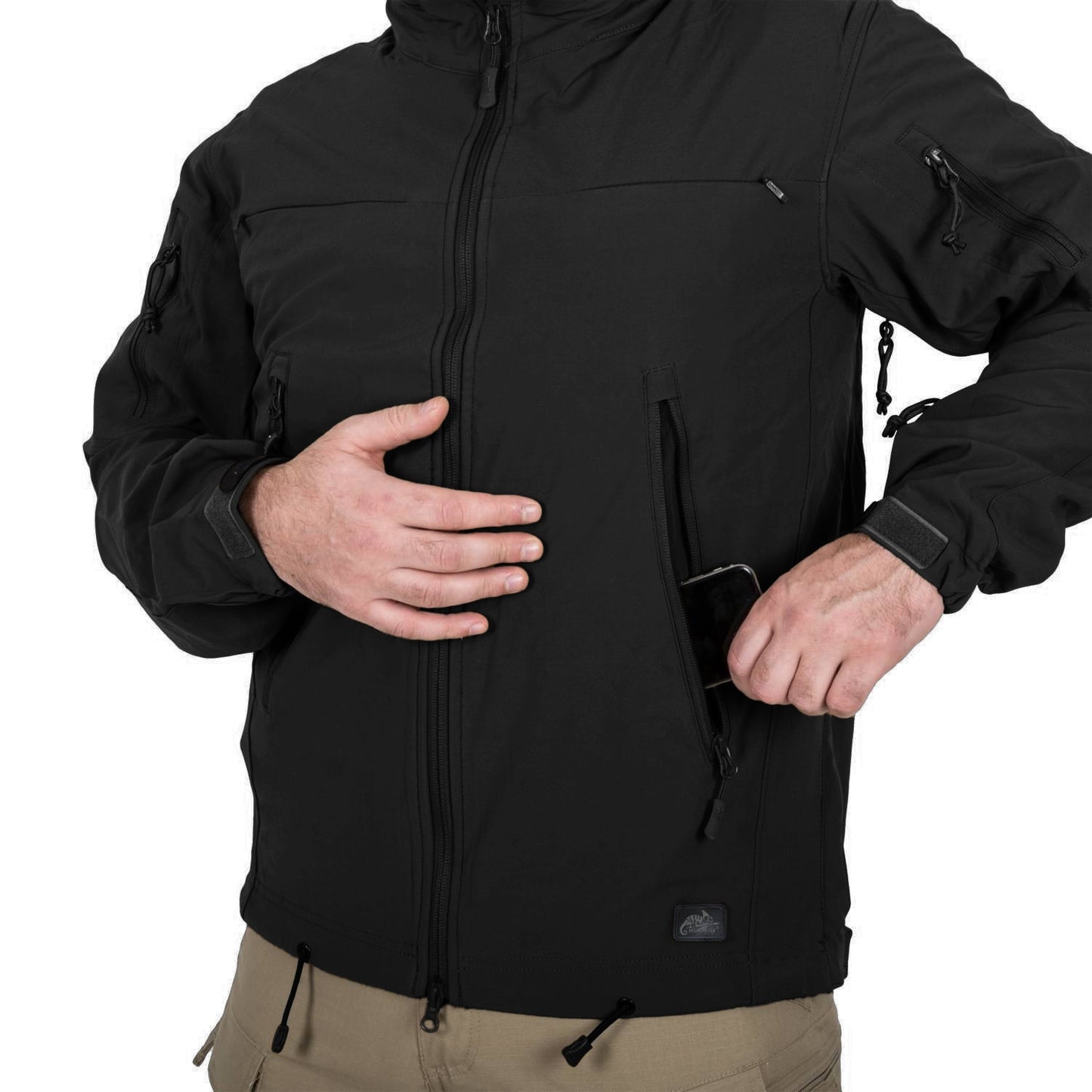 Kurtka Helikon Cougar Softshell Windblocker QSA HID - Black