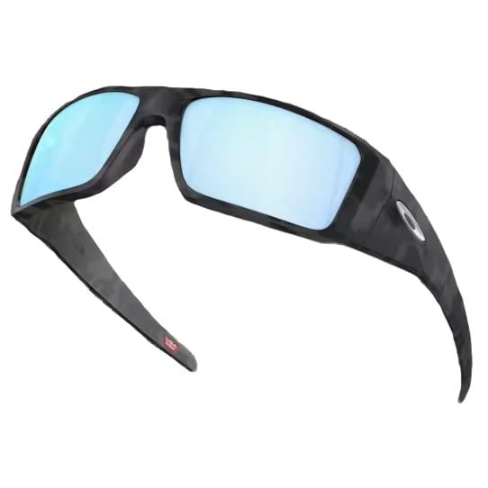 Okulary przeciwsłoneczne Oakley Heliostat Matte Black Camo Prizm Deep Water Polarized