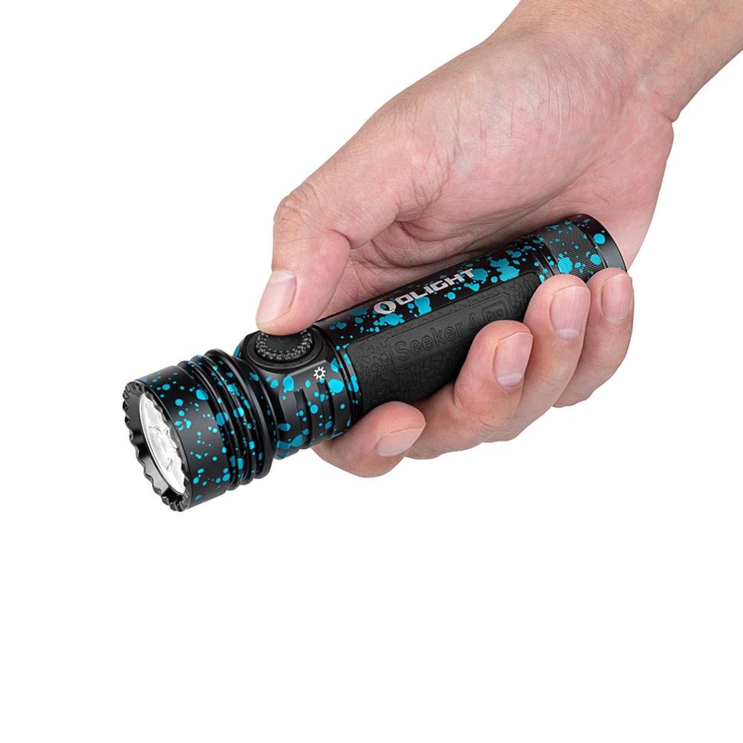 Latarka taktyczno-poszukiwawcza Olight Seeker 4 Pro Cool White Deep Ocean - 4600 lumenów