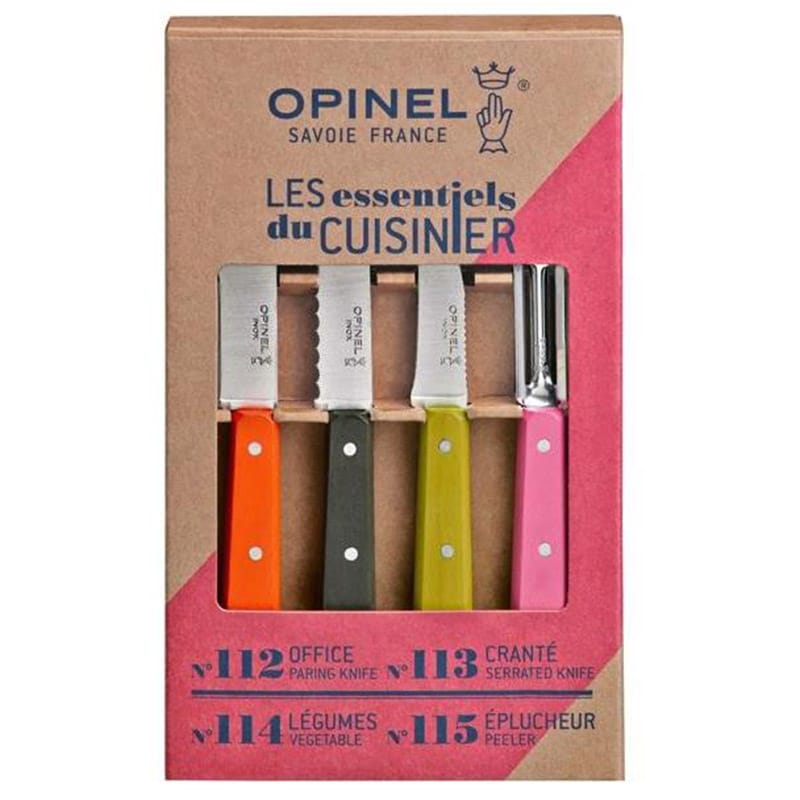 Zestaw noży kuchennych Opinel Essentials Fifties Box Set