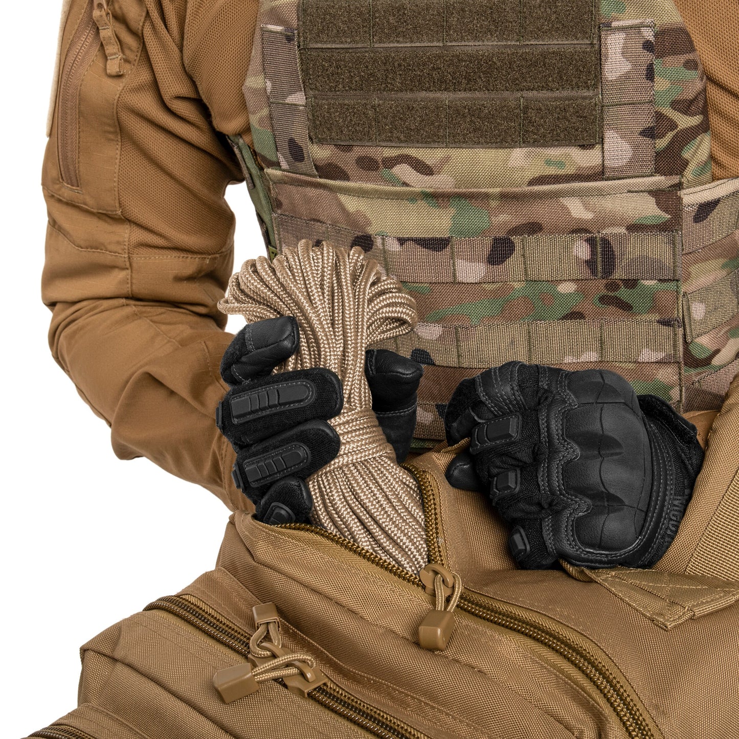 Linka Mil-Tec Commando 5 mm x 15 m - Coyote Brown