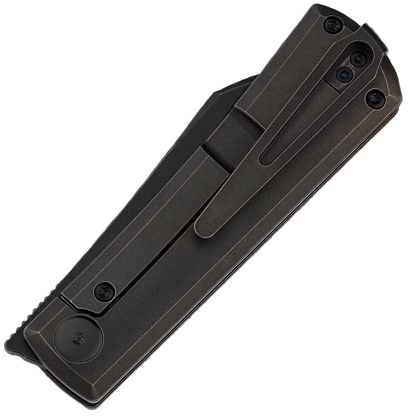 Nóż składany Bestech Knives Bruv - Black Stonewash/Bronze Black Titanium