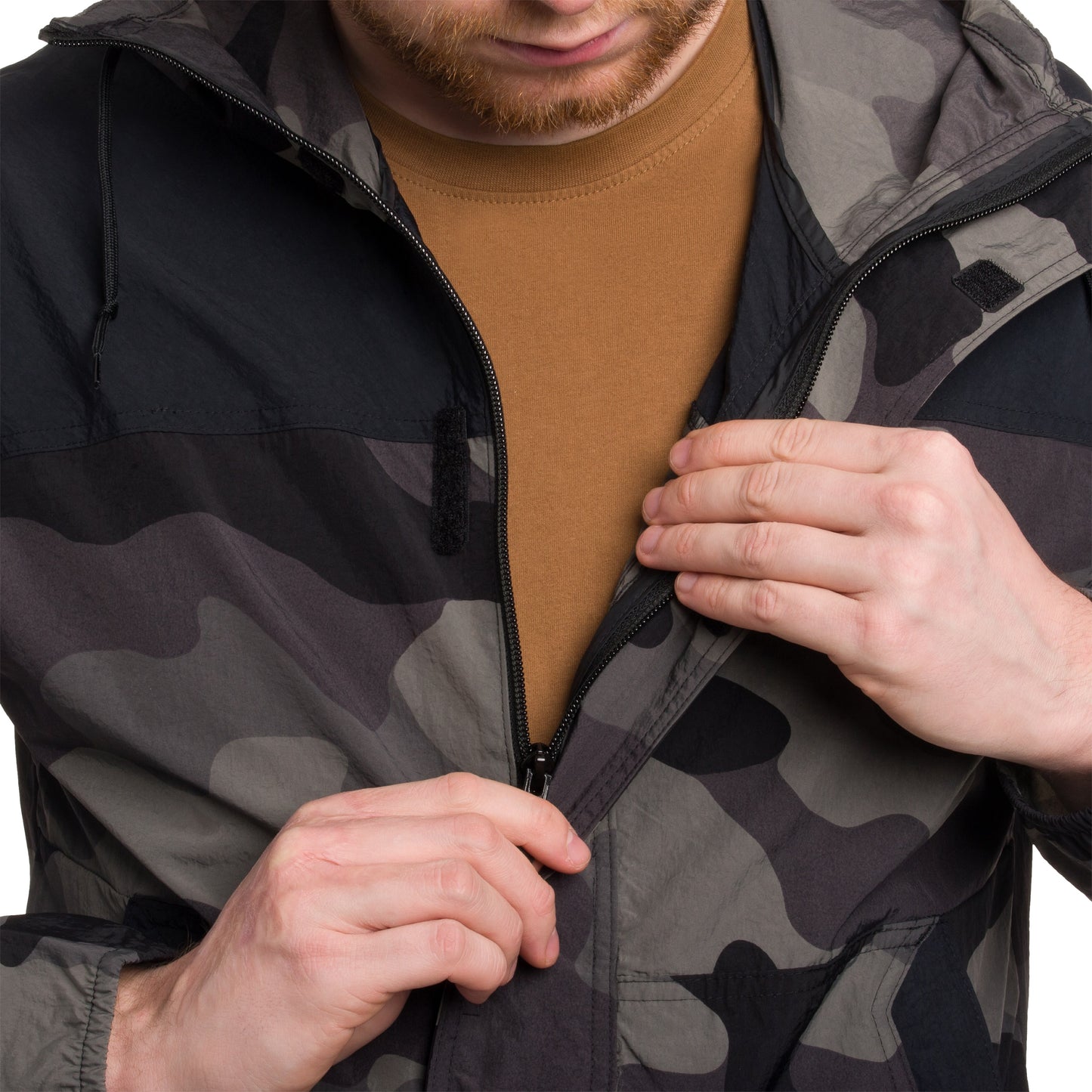 Kurtka Columbia Challenger II Printed Windbreaker - Black Mod Camo/Black
