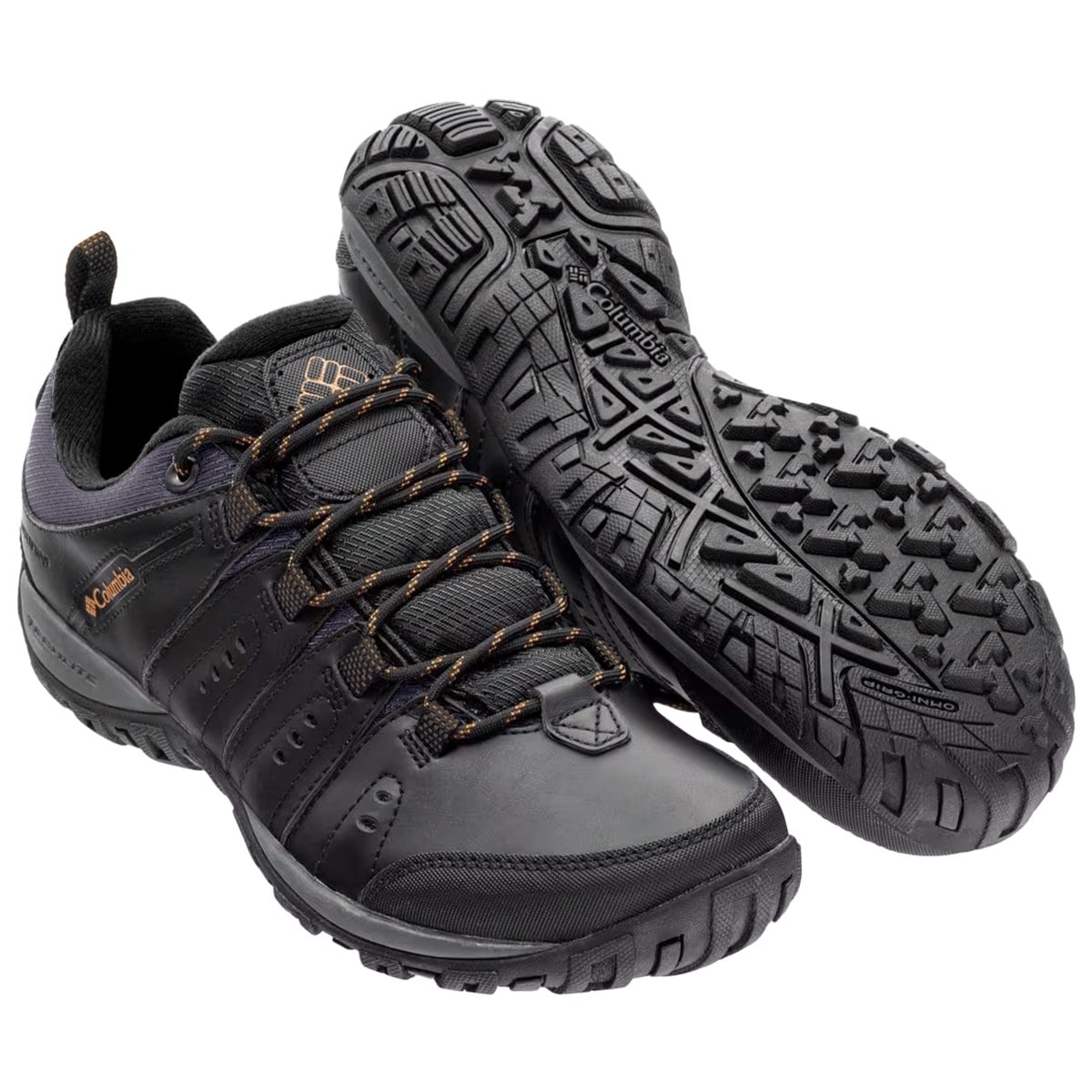 Buty Columbia Woodburn II Low Waterproof - Black/Gold