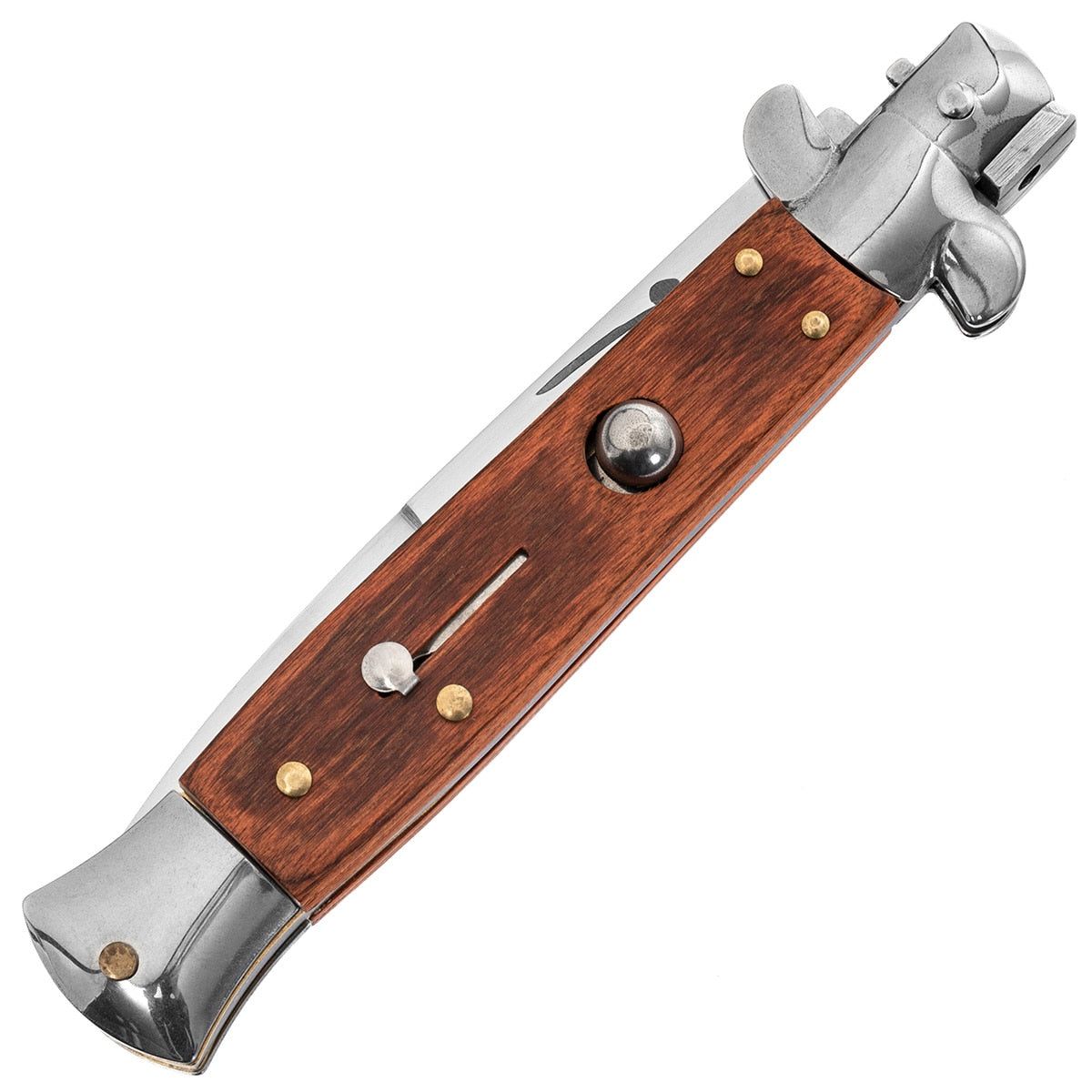 Nóż sprężynowy Sayre Mafia Stiletto Wood