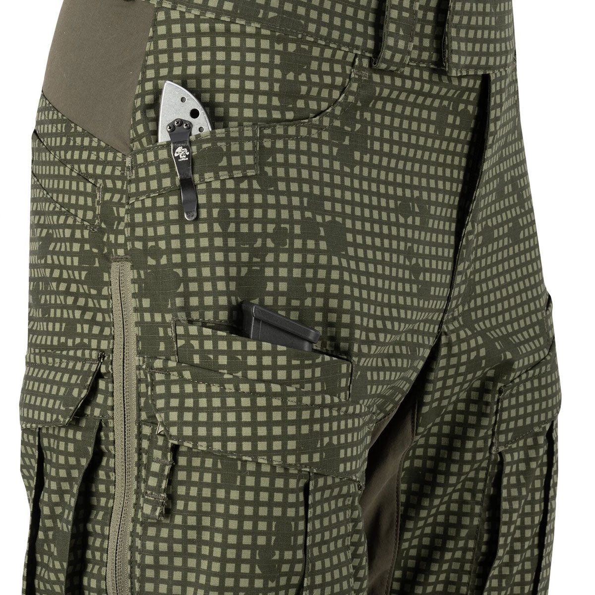 Spodnie Helikon MCDU Polycotton Stretch Rip-Stop - Desert Night Camo / Olive Green