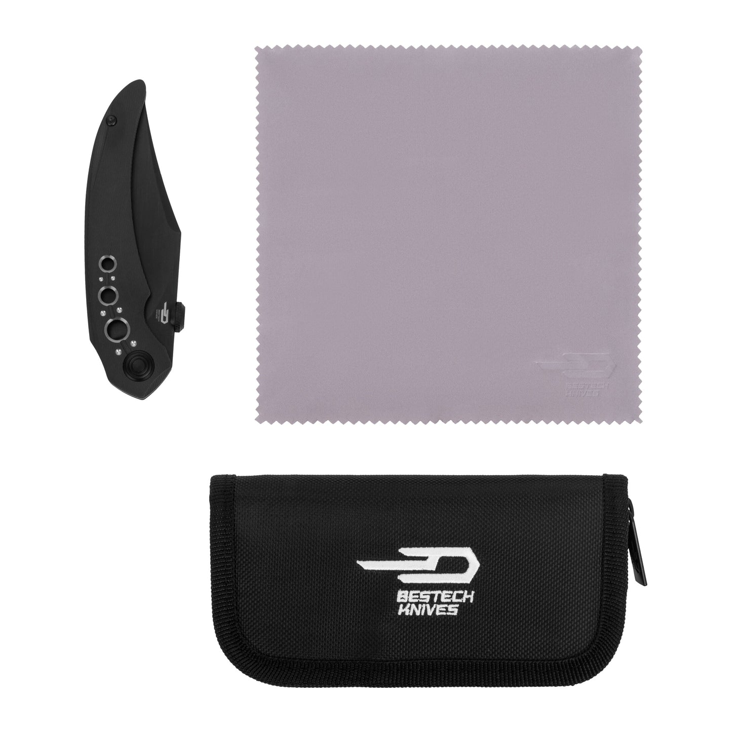 Nóż składany Bestech Knives Razon - Black PVD/Black