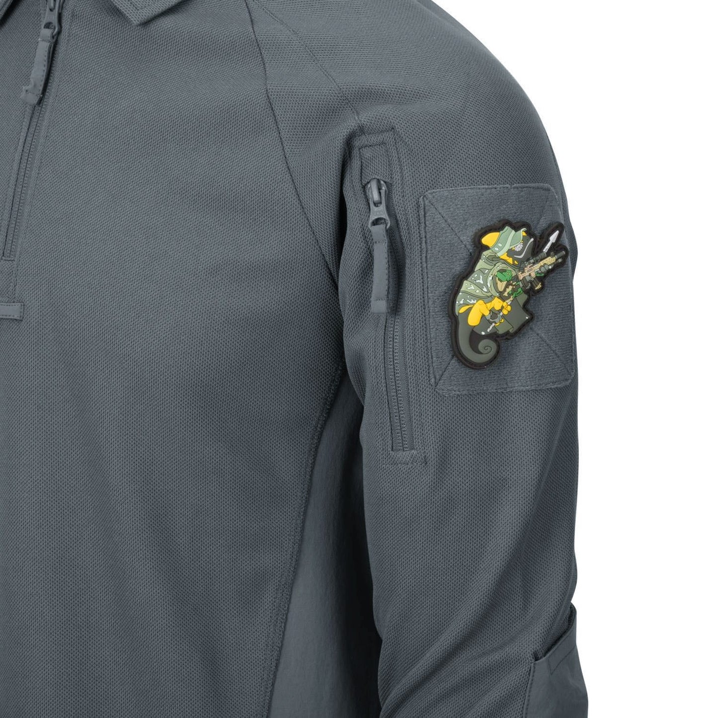 Koszulka polo Helikon Range Long Sleeve - Shadow Grey