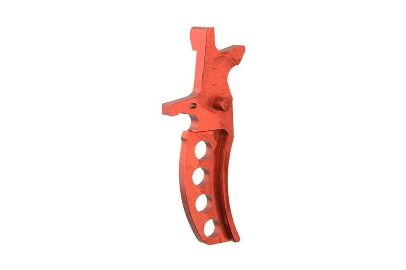 Język spustowy Retro Arms CNC typ D do replik M4/M16 - czerwony