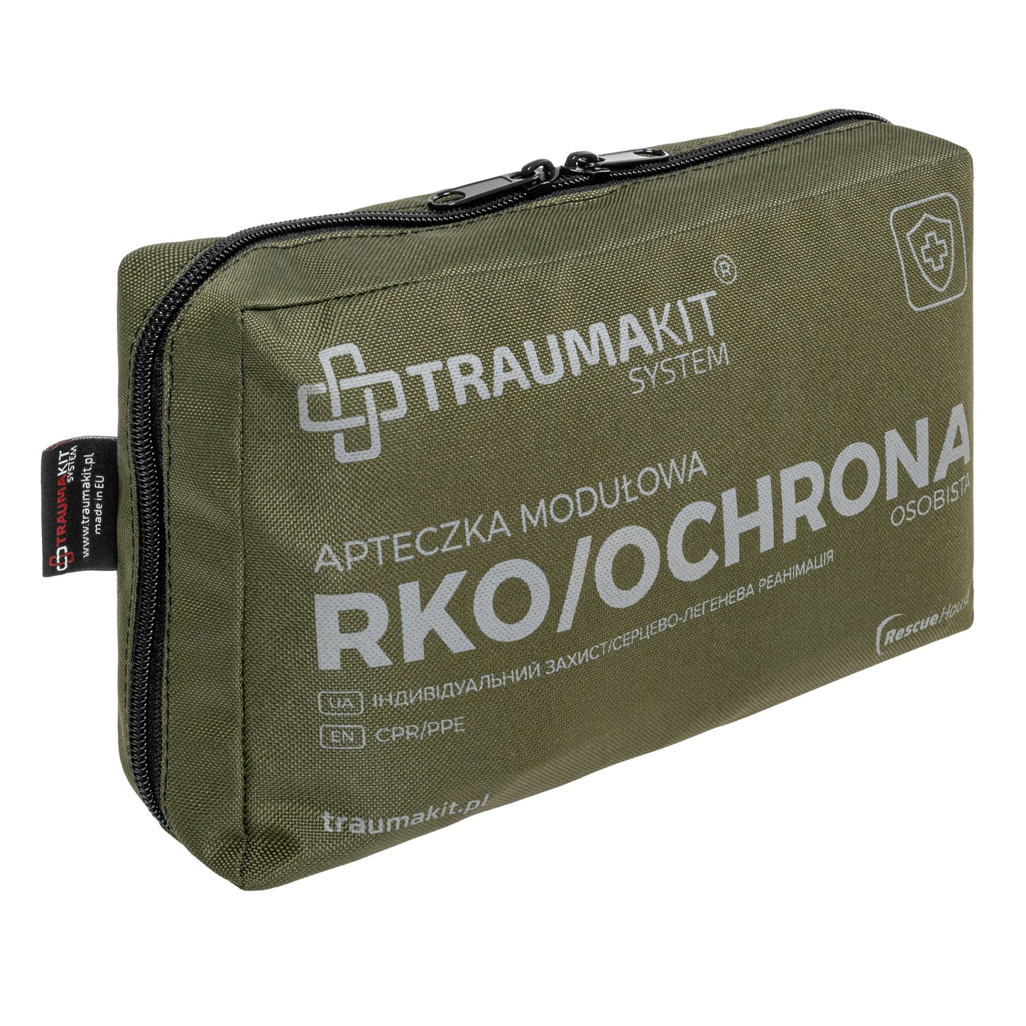 Apteczka modułowa AedMax Trauma Kit A Zielona - RKO/Ochrona osobista
