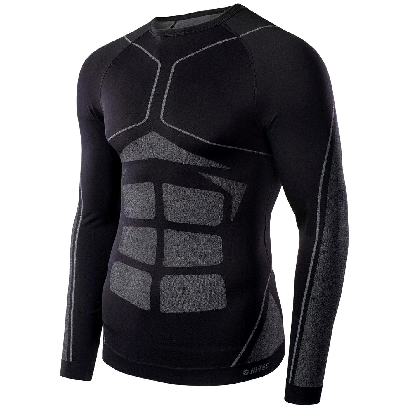 Koszulka termoaktywna Hi-Tec Buraz - Black/Grey