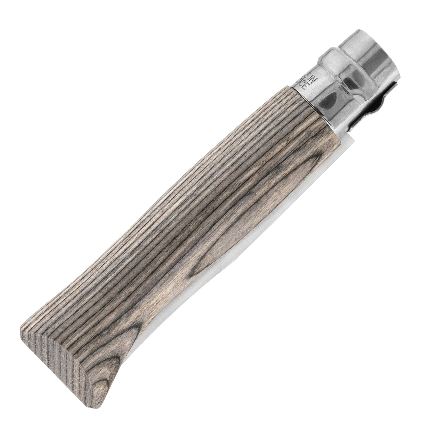 Nóż składany Opinel No.8 Laminated Inox - Grey Natural