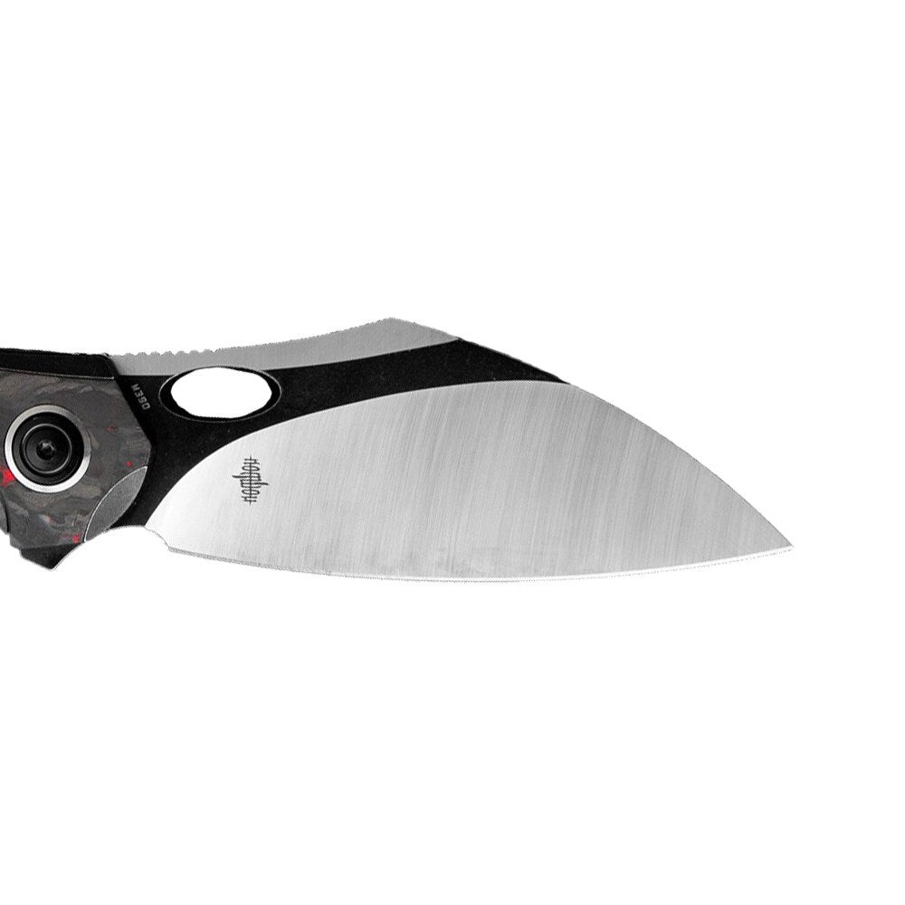 Nóż składany Bestech Knives Nogard - Black/Red Marble