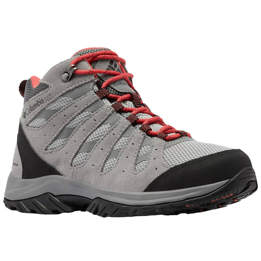 Buty Damskie Columbia Redmond III MID Waterproof - Steam/Red Coral