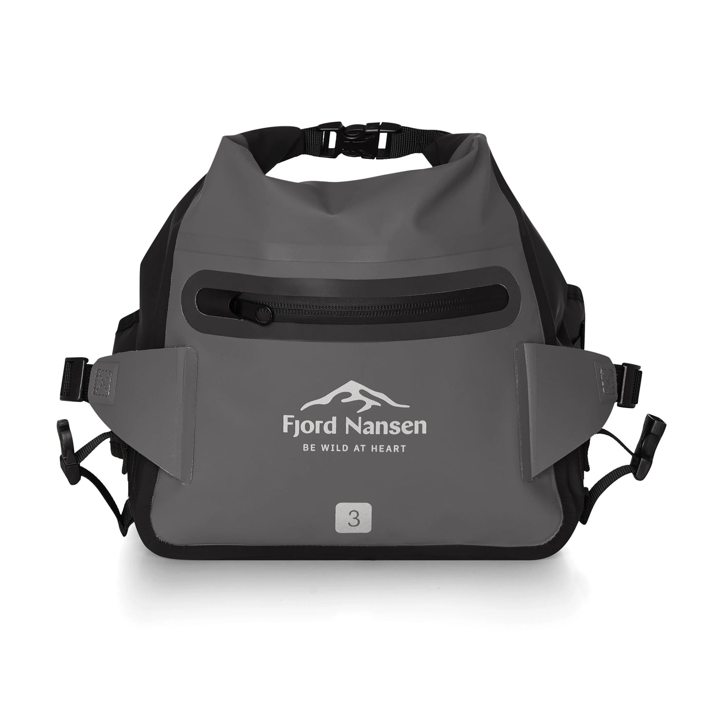 Torba biodrowa wodoodporna Fjord Nansen Hip Bag 3 l - Grey