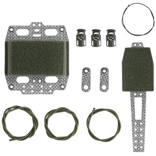 Pokrowiec Wosport typu Bridge Lightweight na Baterię NVG do hełmu - Ranger Green