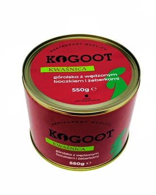 Żywność konserwowana Kogoot - Kwaśnica góralska z wędzonym boczkiem i żeberkami 550 g