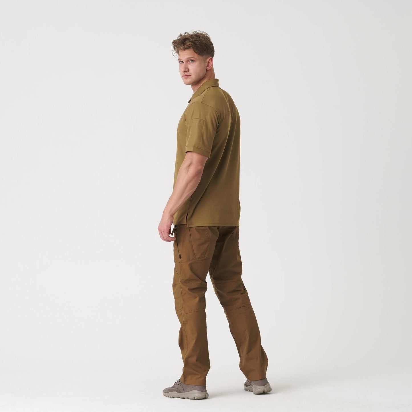 Koszulka termoaktywna Polo Helikon UTL TopCool - Coyote