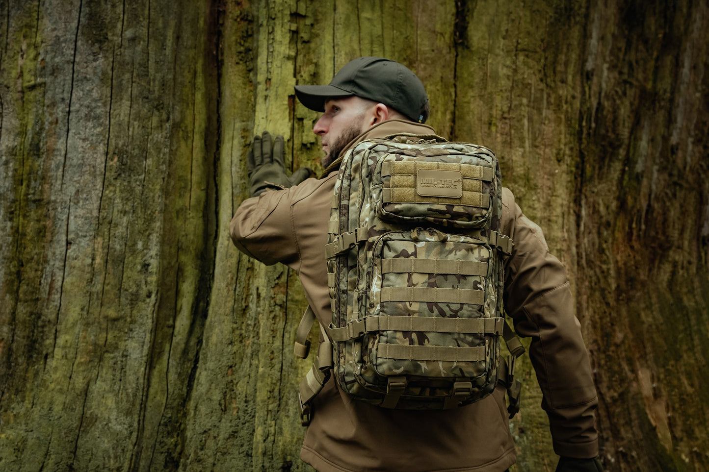 Plecak Mil-Tec Assault Pack Large 36 l - Arid MC Camo
