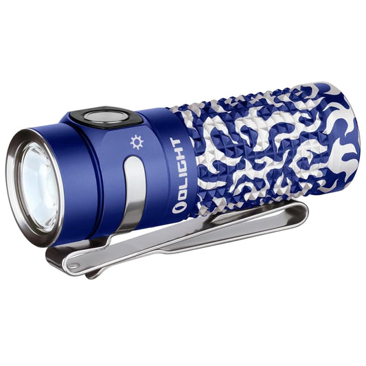 Latarka akumulatorowa Olight Baton 4 Blue Phantom - 1300 lumenów