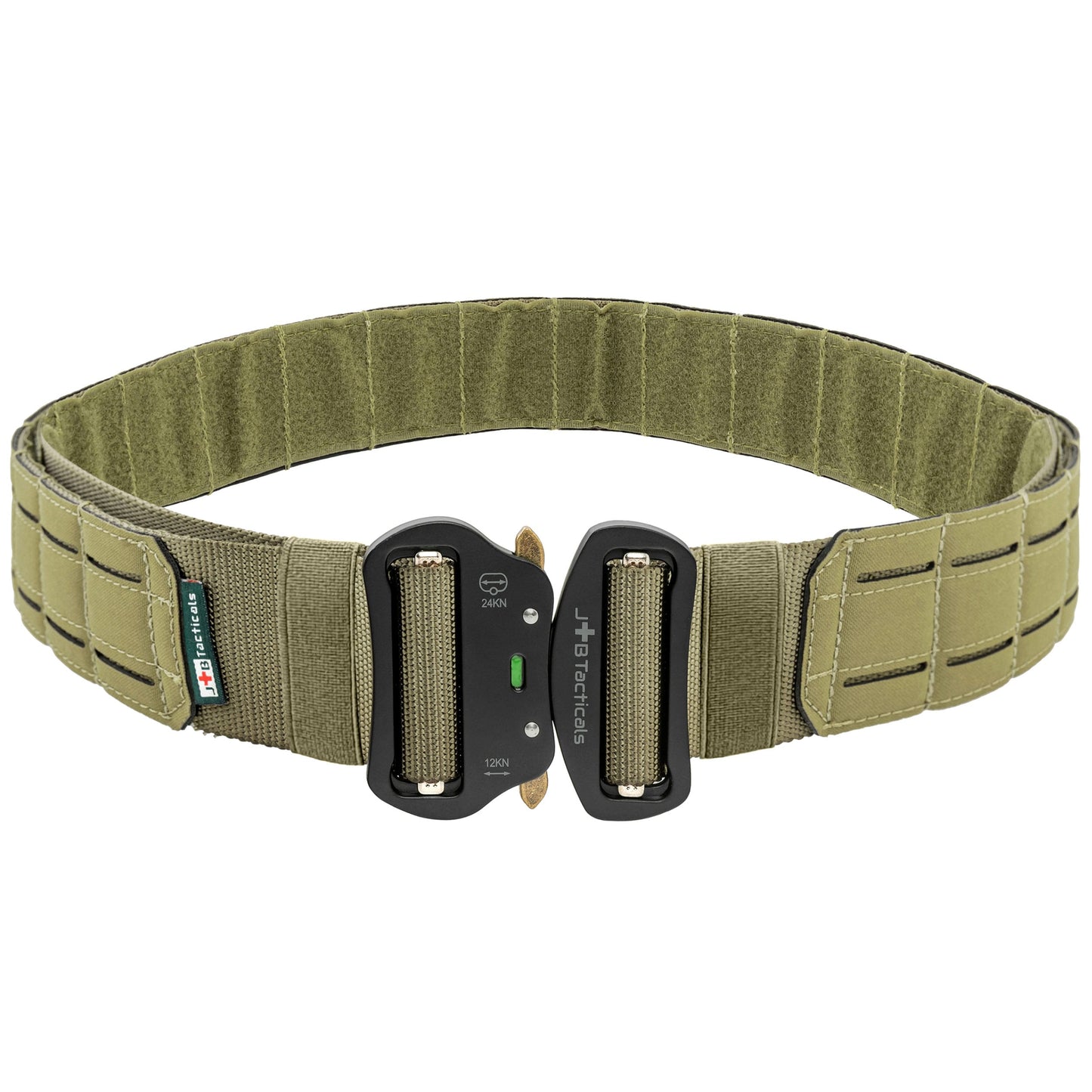 Pas taktyczny JB Tacticals MOLLE Laser Cut z pasem wewnętrznym - Green