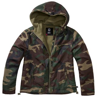 Kurtka damska Brandit Windbreaker Frontzip - Woodland
