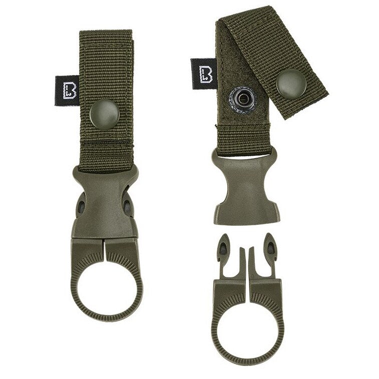 Uchwyt na butelkę Brandit Belt and Molle Loop Bottle Holder 2 szt. - Olive