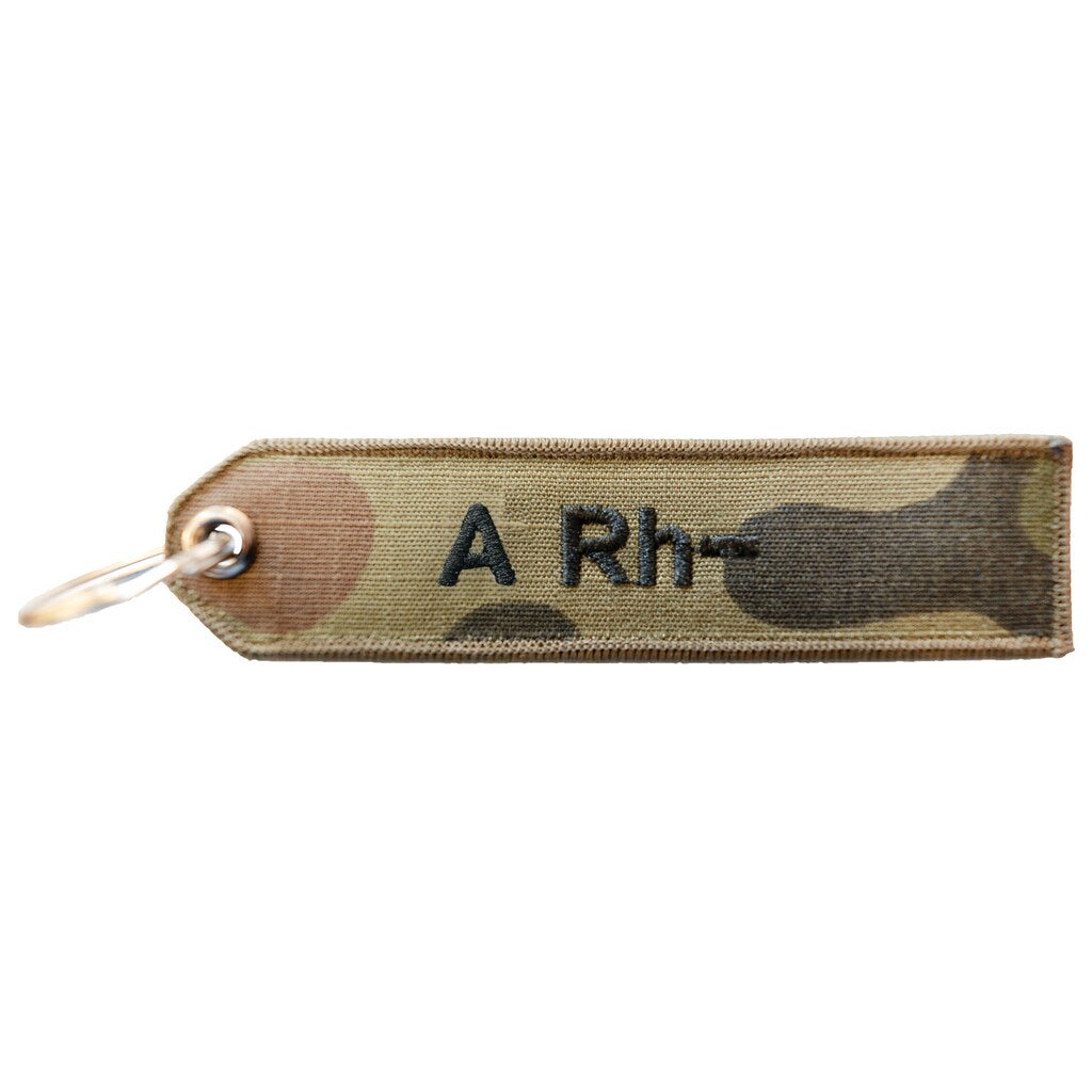 Brelok grupa krwi A Rh- - wz.93 Pantera PL Woodland