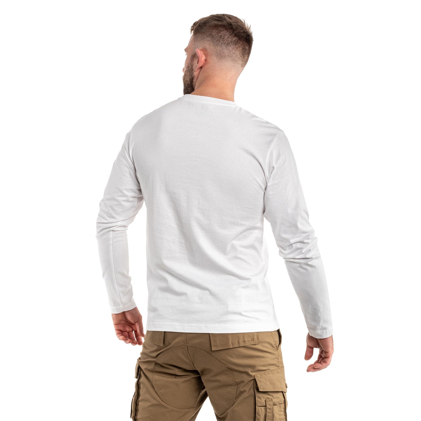 Koszulka Brandit Premium Long Sleeve Shirt - White