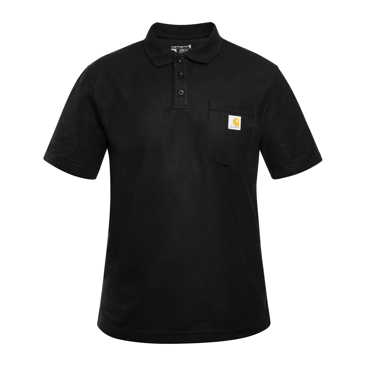 Koszulka Polo Carhartt Midweight Short Sleeve - Black