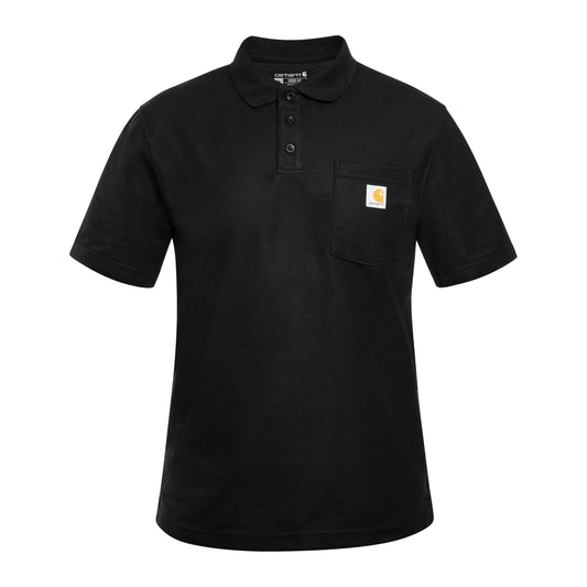 Koszulka Polo Carhartt Midweight Short Sleeve - Black