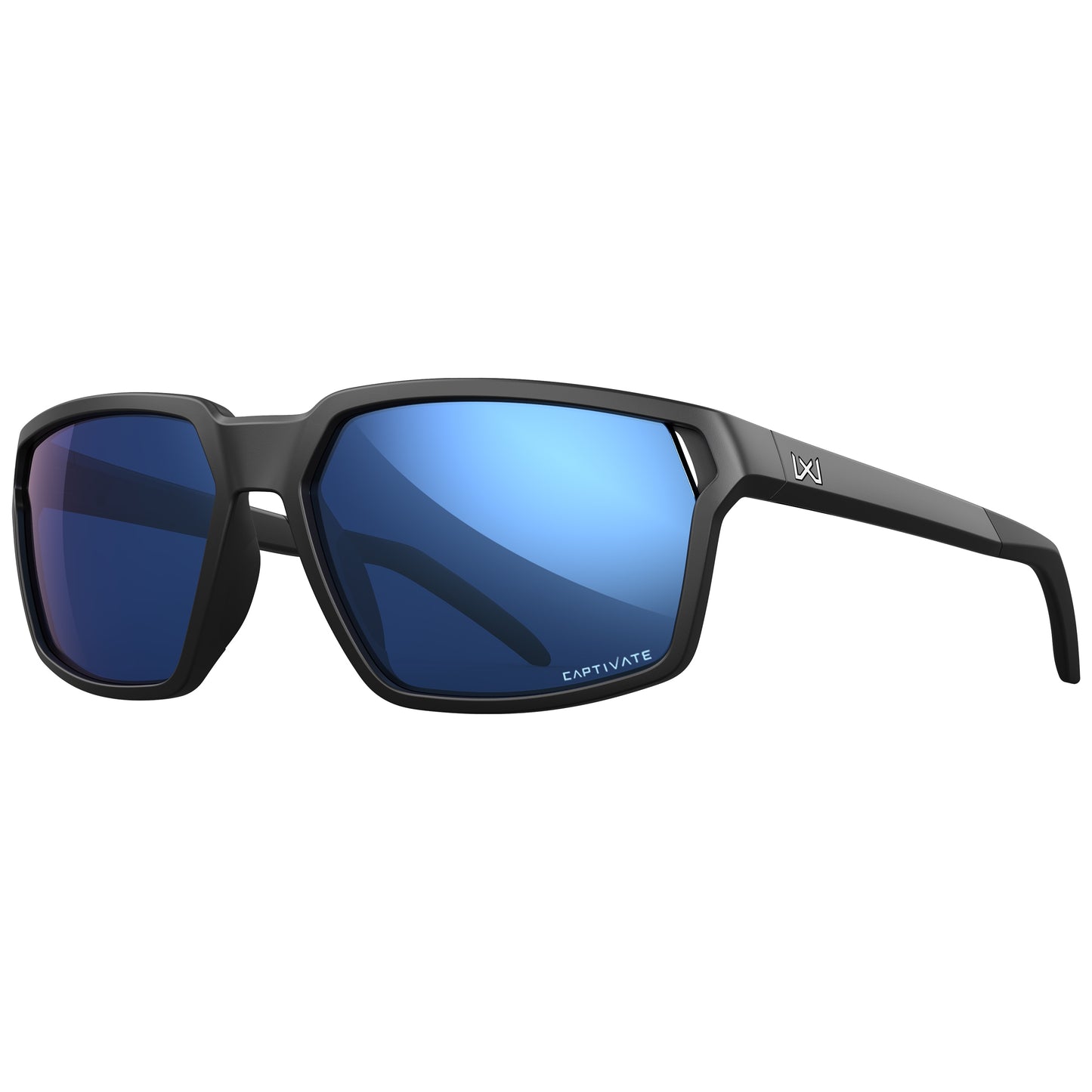 Okulary taktyczne Wiley X Sierra - Captivate Polarized Blue Mirror/Matte Black
