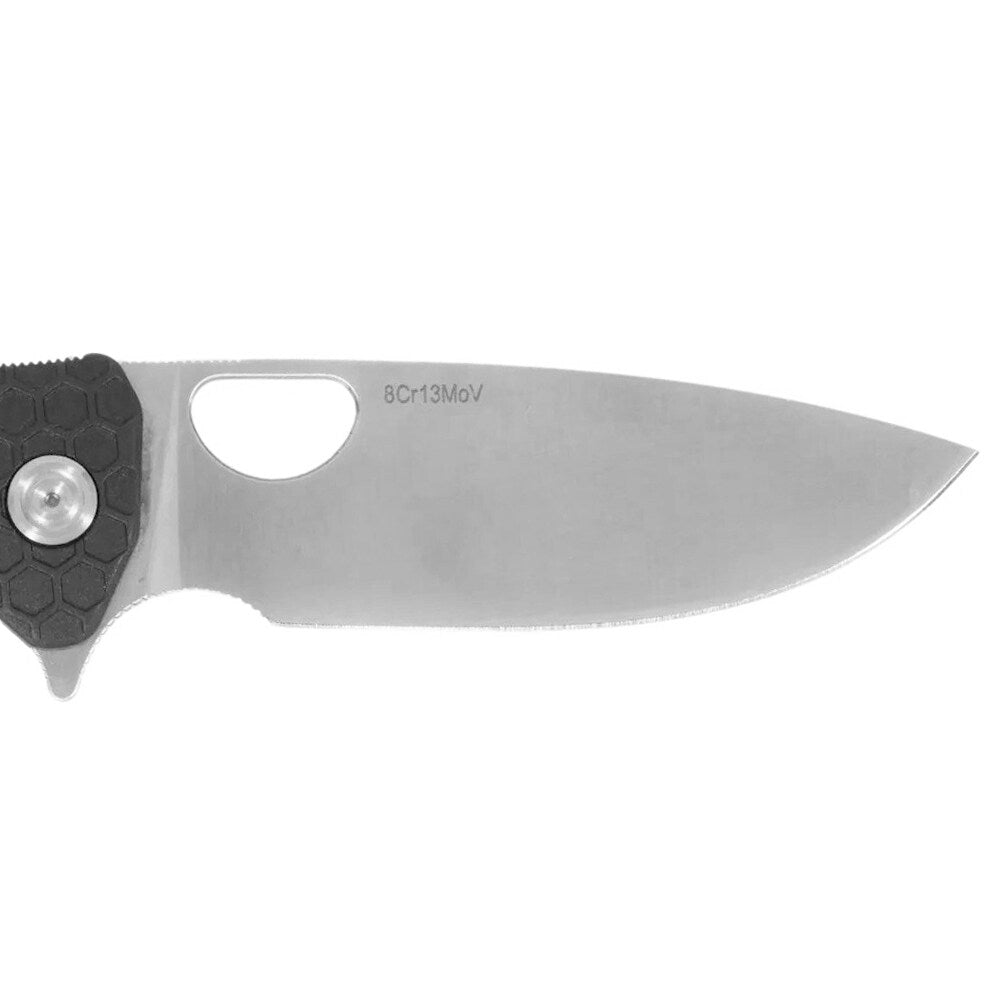 Nóż składany Honey Badger Drop-Point Flipper Medium 8Cr13MoV - Black