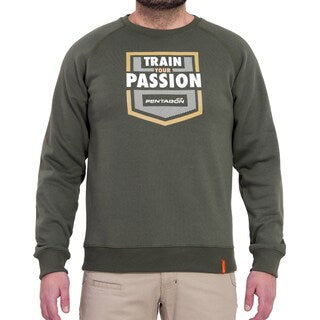 Bluza Pentagon Hawk Train Your Passion - Camo Green