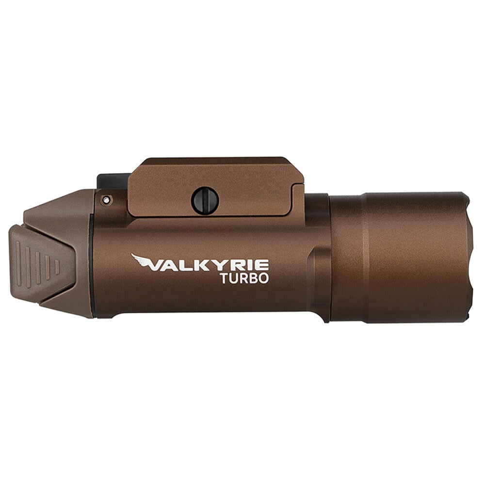 Latarka laserowa na broń Olight LEP Valkyrie Turbo Desert Tan - 250 lumenów