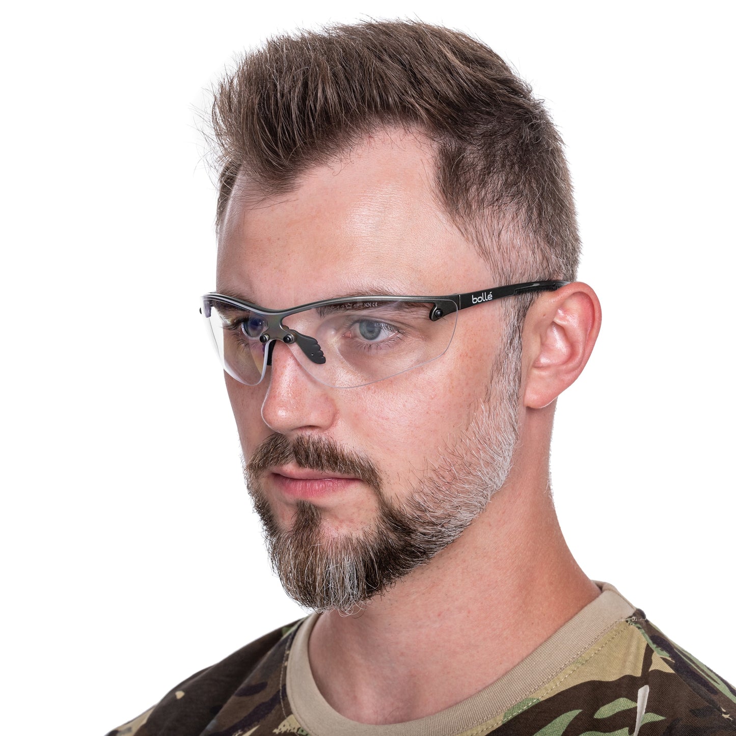 Okulary taktyczne Bolle Silium+ Clear Platinum