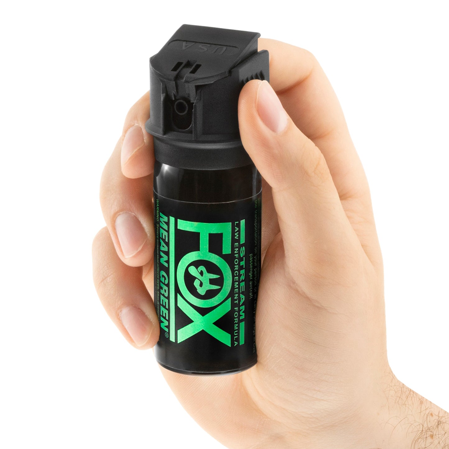 Gaz pieprzowy na zwierzęta Fox Labs Mean Green - stożek 43 ml (DE)