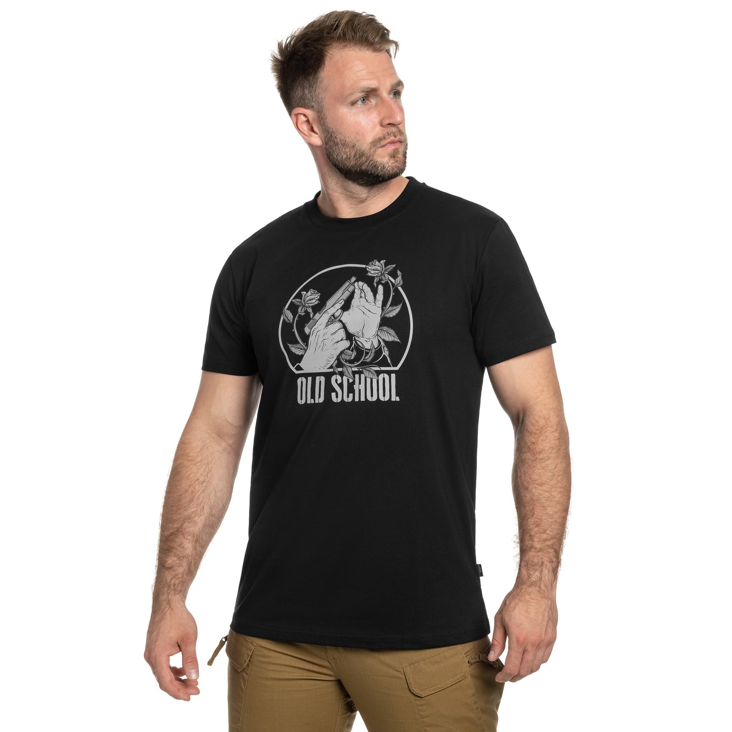Koszulka T-Shirt Helikon Old School - Black