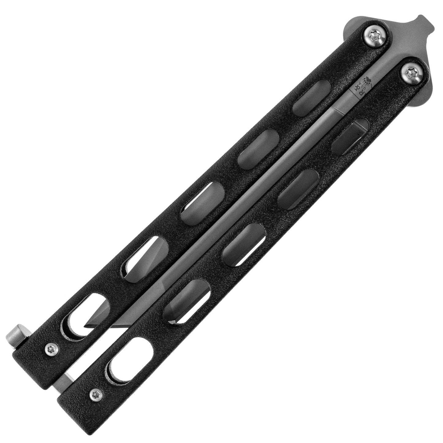 Nóż składany motylek Bear&Son Tanto Black
