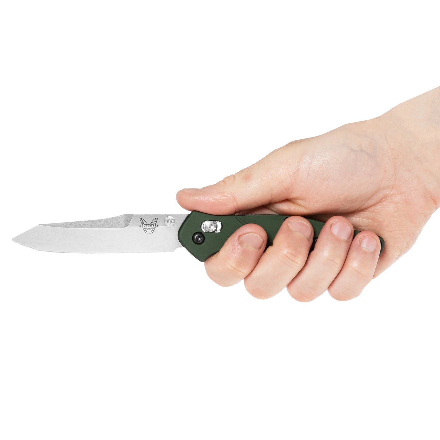 Nóż składany Benchmade Osborne CPM-S30V - Green Aluminium
