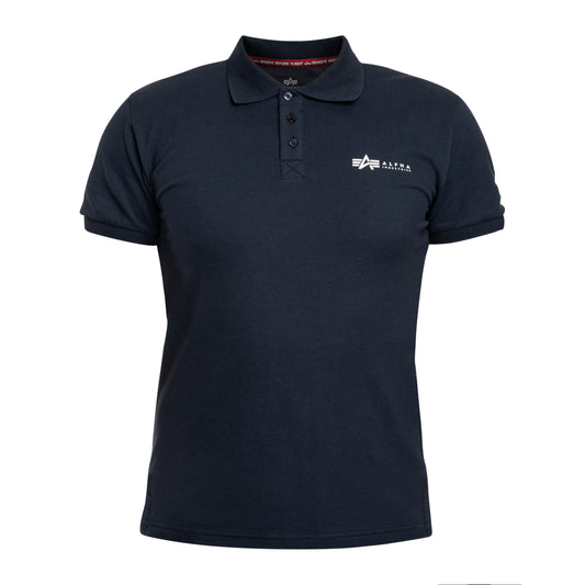 Koszulka Polo Alpha Industries Basic Small Logo - Replica Blue