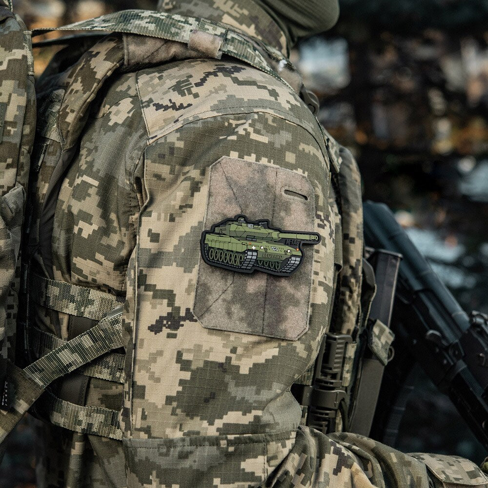 Naszywka M-Tac Leopard 2 3D PVC - Olive
