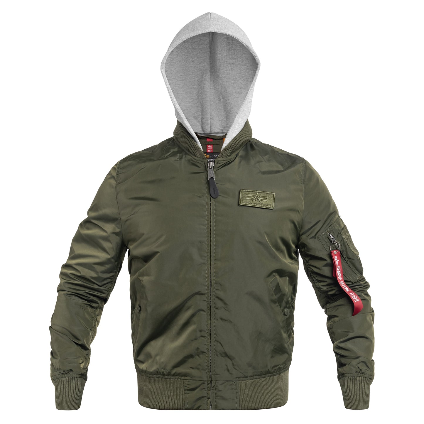 Kurtka Alpha Industries MA-1 TT Hood - Dark Green